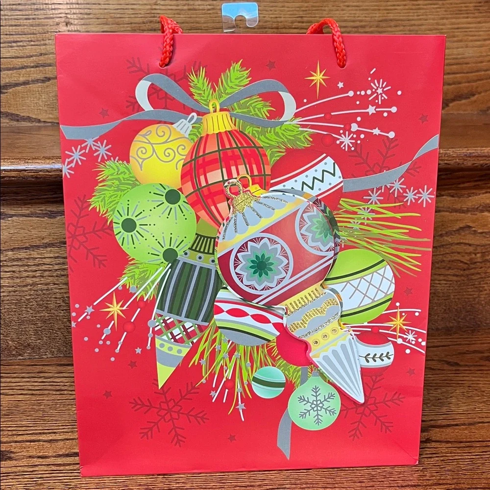Lot of 3 Holiday Christmas Gift Bags